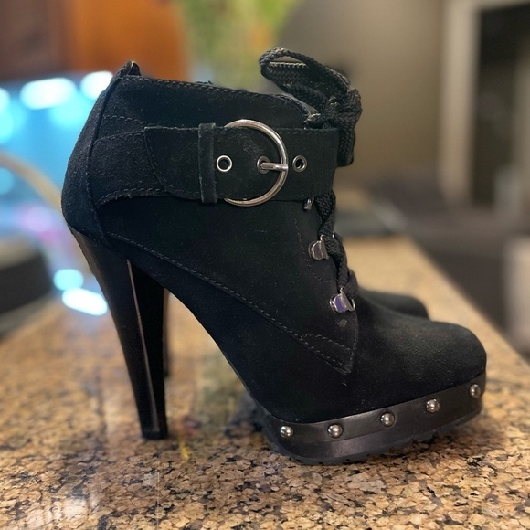 Colin Stuart Leather Booties size 7.5 - Picture 2 of 14